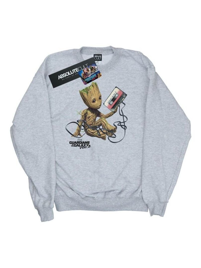 Marvel - Sweat GUARDIANS OF THE GALAXY Gris chiné - Kiabi