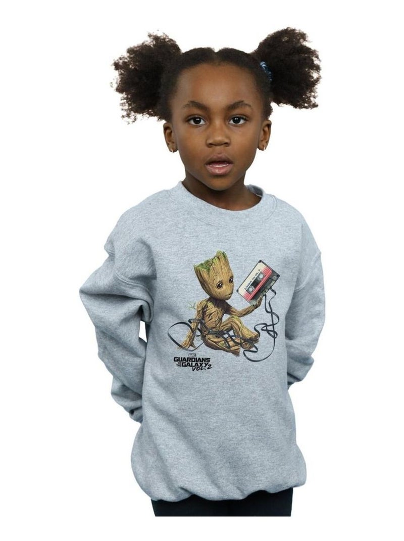Marvel - Sweat GUARDIANS OF THE GALAXY Gris chiné - Kiabi