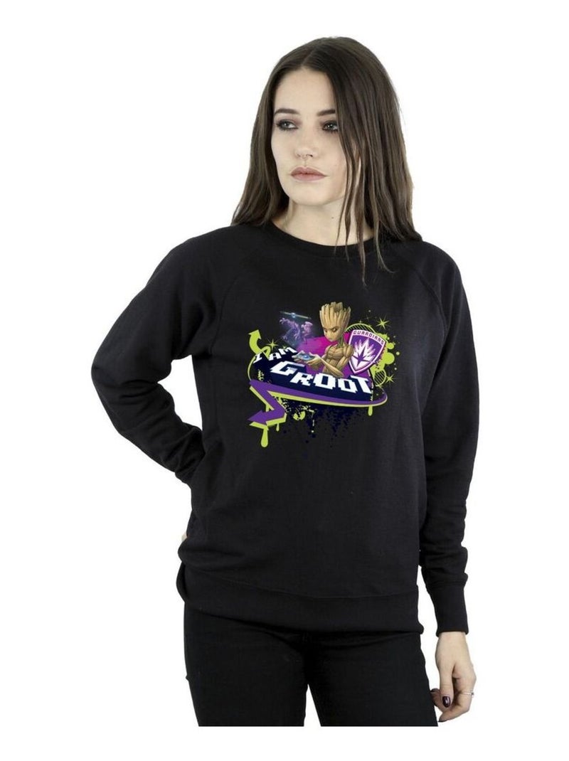 Marvel - Sweat GUARDIANS OF THE GALAXY Noir - Kiabi