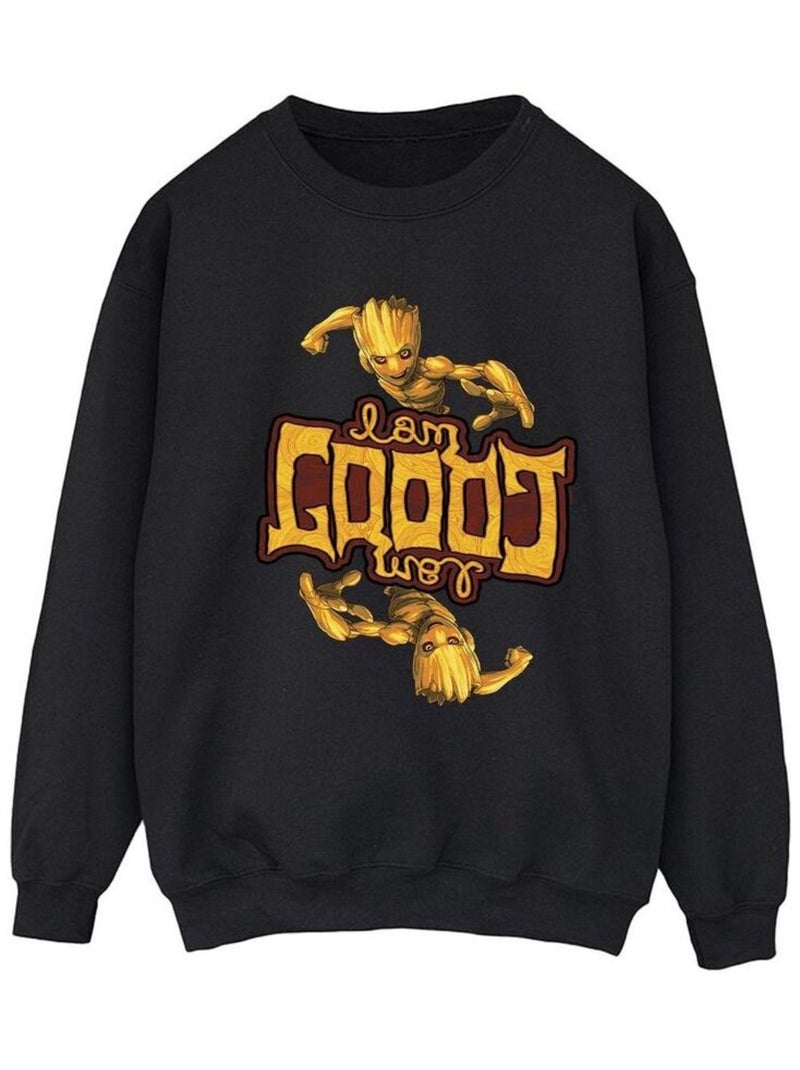 Marvel - Sweat GUARDIANS OF THE GALAXY Noir - Kiabi