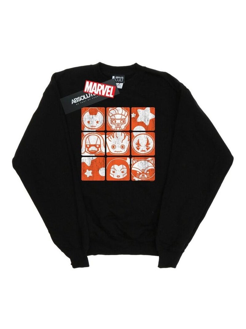 Marvel - Sweat GUARDIANS OF THE GALAXY Noir - Kiabi