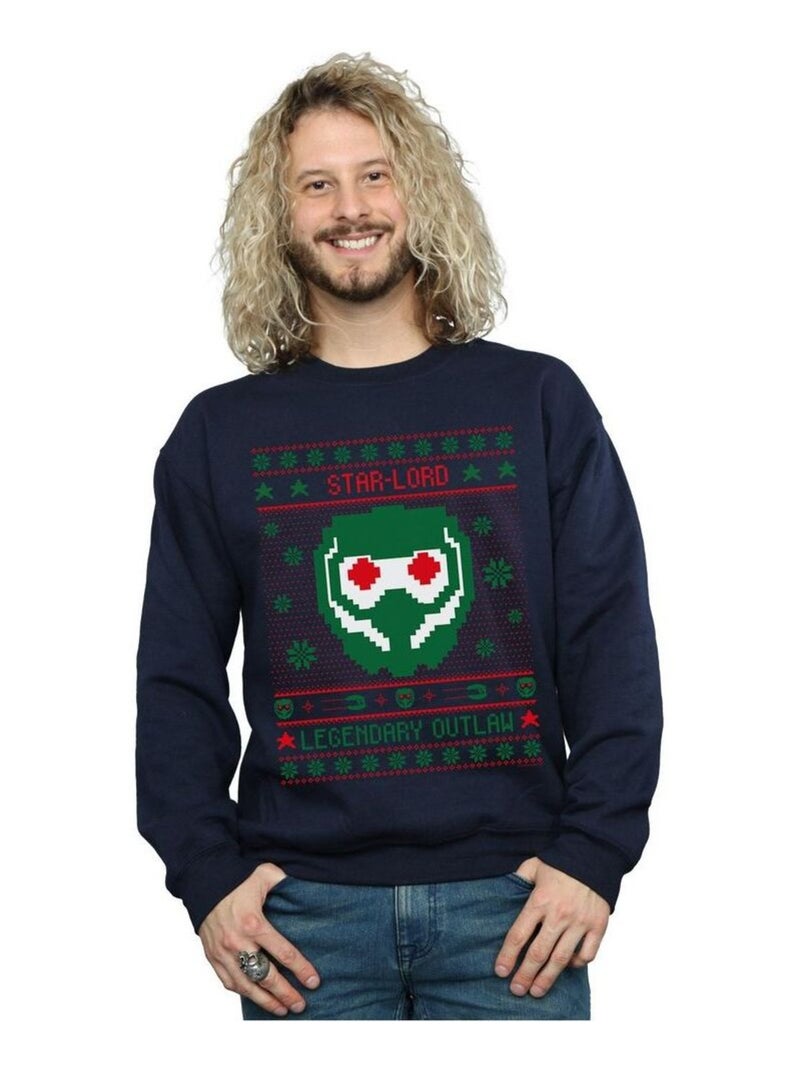 Marvel - Sweat GUARDIANS OF THE GALAXY VOL. Bleu marine - Kiabi