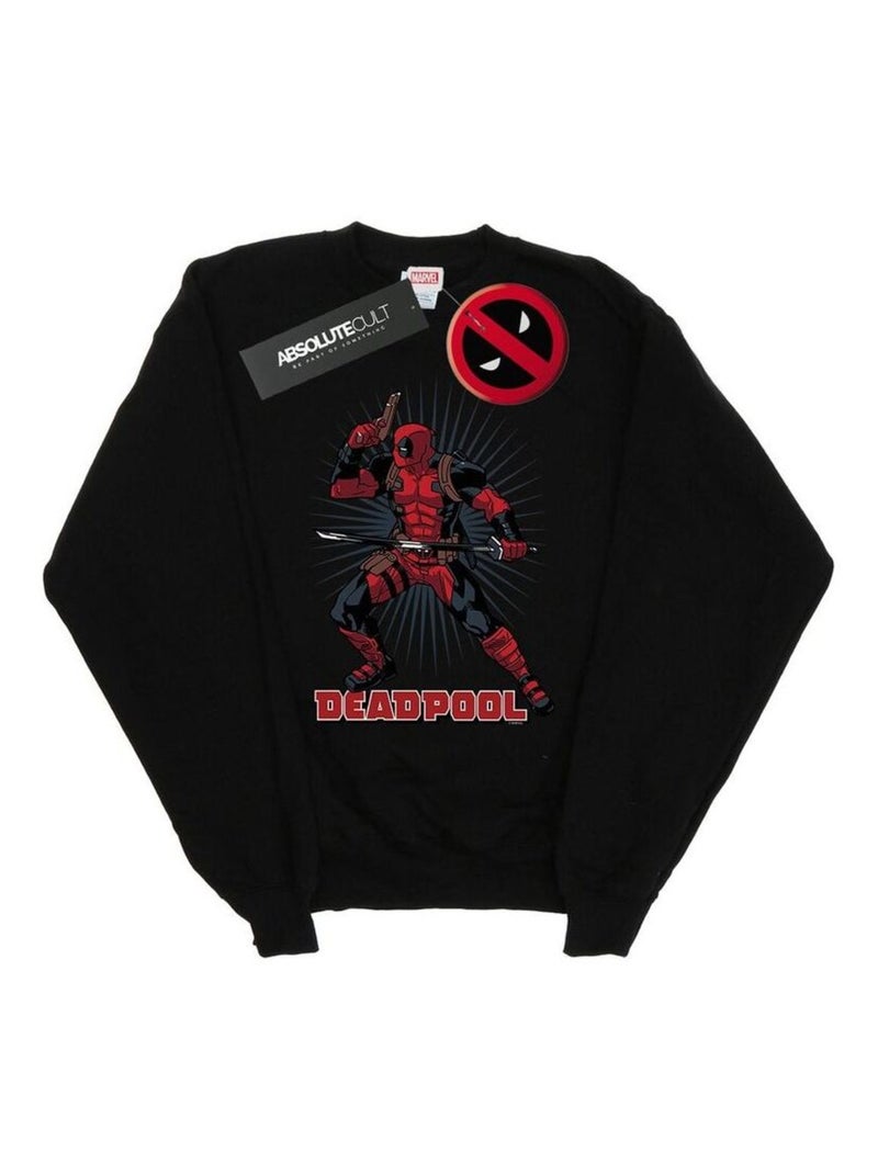 Marvel - Sweat GUN SWORD BURST Noir - Kiabi