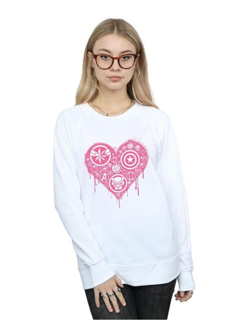 Marvel - Sweat HEART AVENGERS - Kiabi