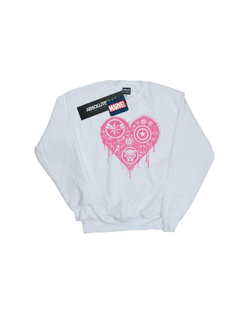 Marvel - Sweat HEART AVENGERS - Kiabi Marvel - Sweat HEART AVENGERS - Kiabi