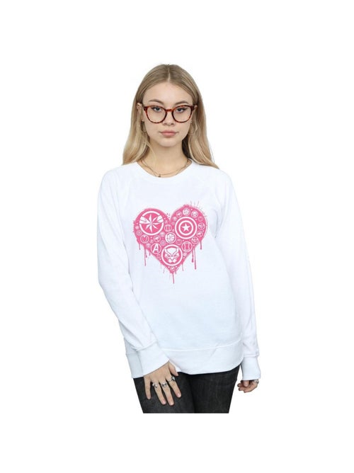 Marvel - Sweat HEART AVENGERS - Kiabi Marvel - Sweat HEART AVENGERS - Kiabi