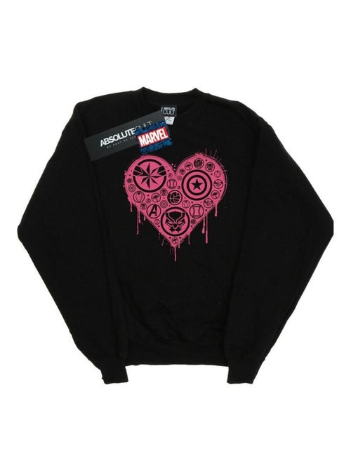 Marvel - Sweat HEART AVENGERS - Kiabi Marvel - Sweat HEART AVENGERS - Kiabi