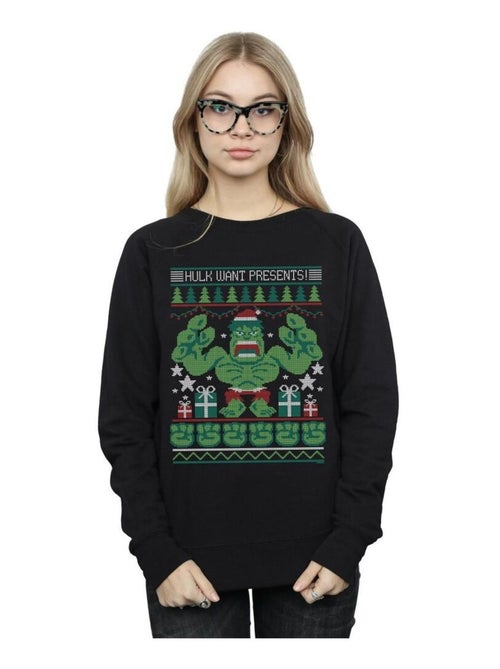 Marvel - Sweat HULK WANT PRESENTS - Kiabi