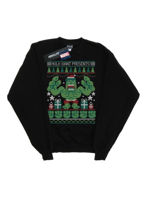 Marvel - Sweat HULK WANT PRESENTS - Kiabi Marvel - Sweat HULK WANT PRESENTS - Kiabi
