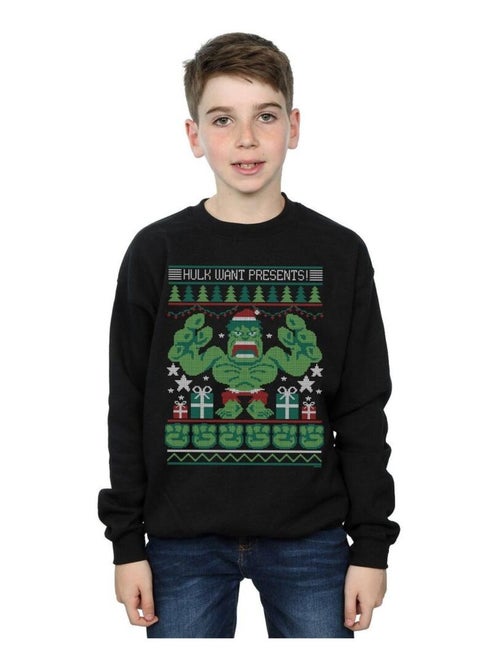 Marvel - Sweat HULK WANT PRESENTS - Kiabi
