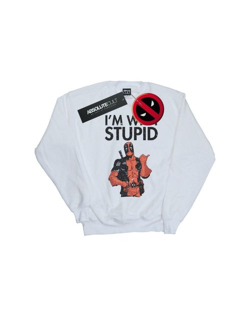 Marvel - Sweat I'M WITH STUPID - Kiabi