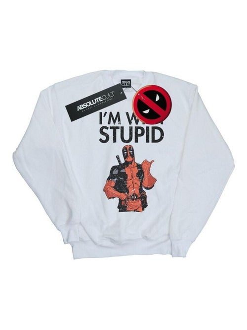 Marvel - Sweat I'M WITH STUPID - Kiabi Marvel - Sweat I'M WITH STUPID - Kiabi