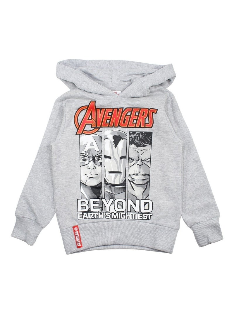 Marvel - Sweat imprimé Avengers en coton Gris - Kiabi