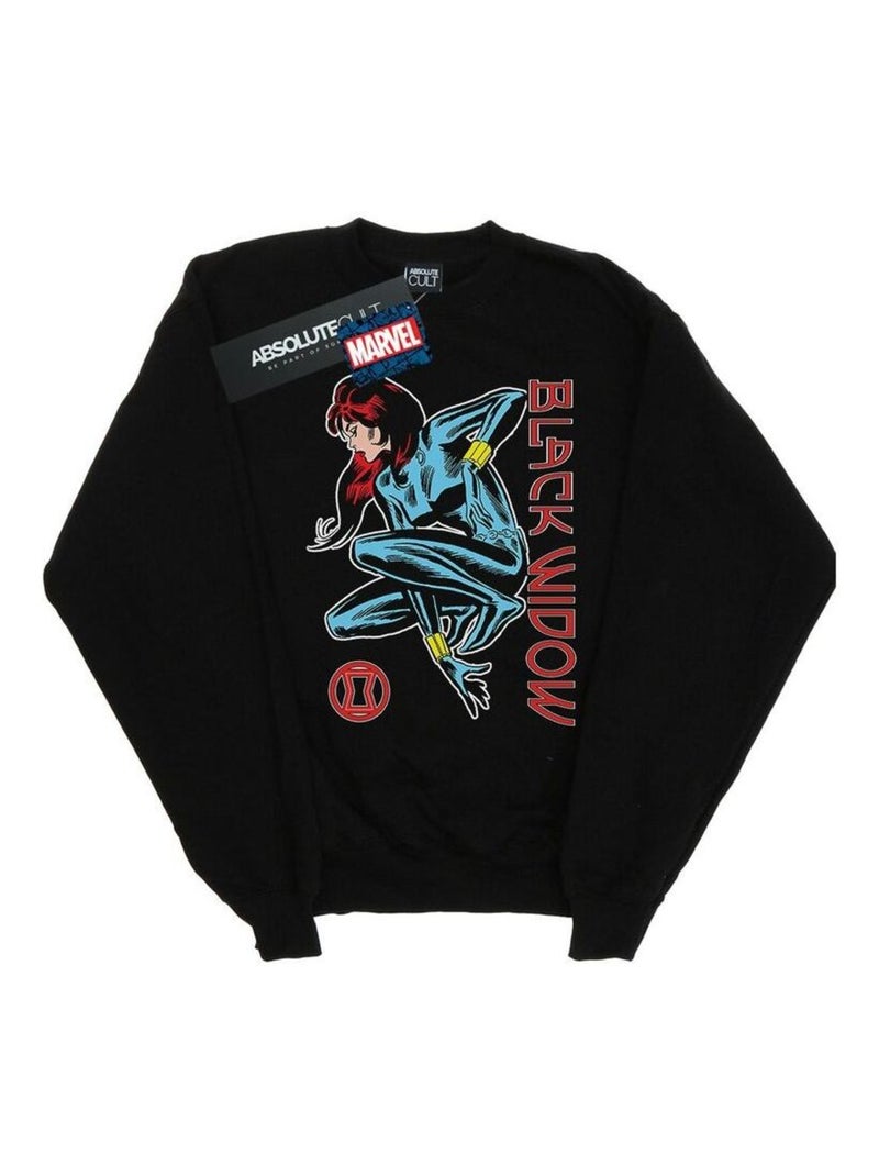 Marvel - Sweat IN ACTION Noir - Kiabi