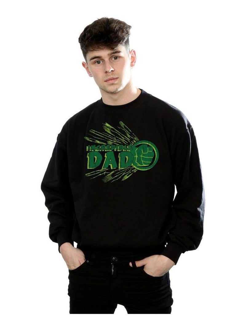 Marvel - Sweat INCREDIBLE DAD Noir - Kiabi