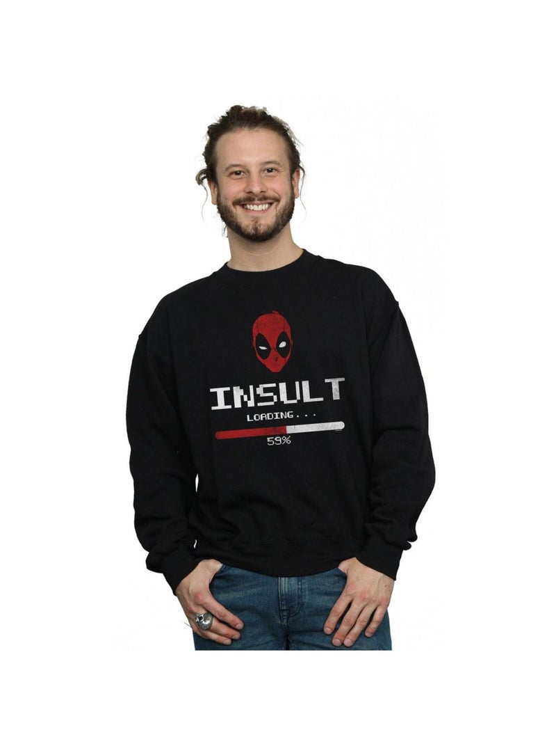Marvel - Sweat INSULT LOADING Noir - Kiabi