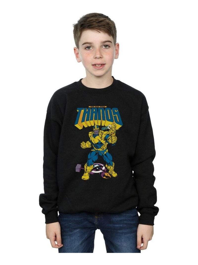 Marvel - Sweat MAD TITAN SNAP Noir - Kiabi