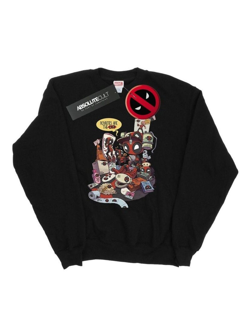 Marvel - Sweat MERCHANDISE ROYALTIES Noir - Kiabi