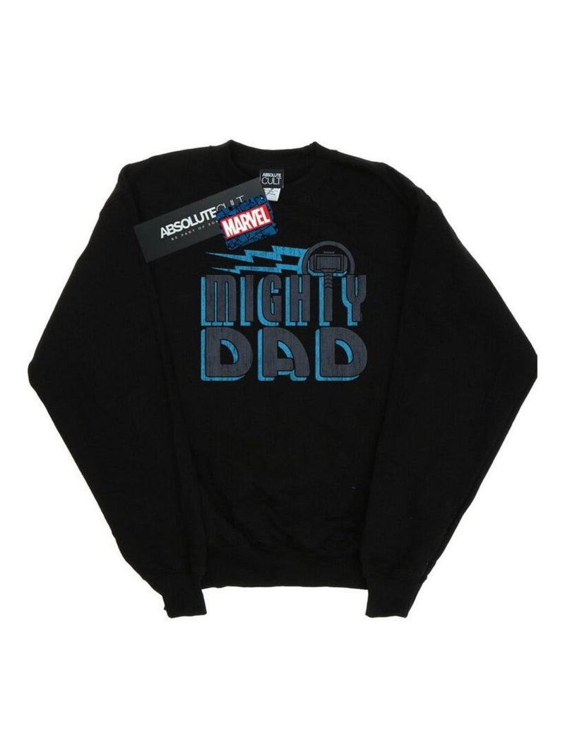 Marvel - Sweat MIGHTY DAD Noir - Kiabi