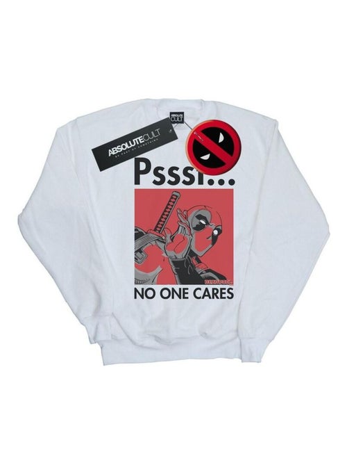 Marvel - Sweat NO ONE CARES - Kiabi Marvel - Sweat NO ONE CARES - Kiabi