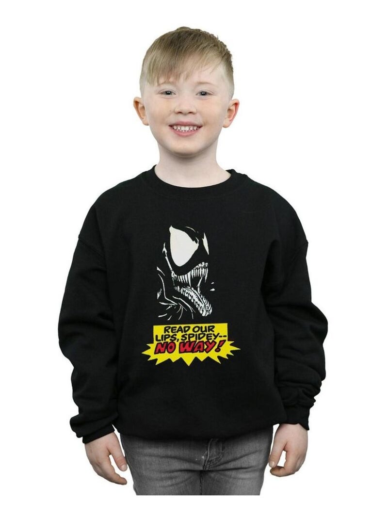 Marvel - Sweat NO WAY Noir - Kiabi