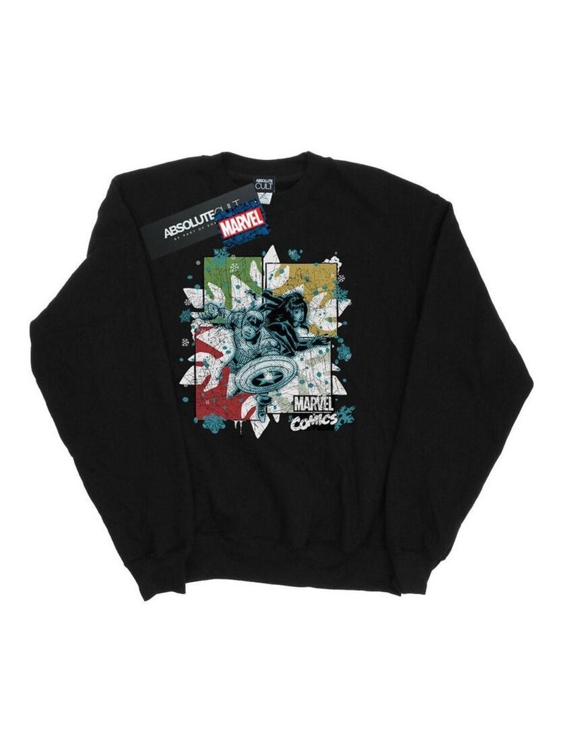 Marvel - Sweat Noir - Kiabi