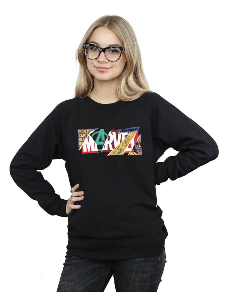 Marvel - Sweat Noir - Kiabi