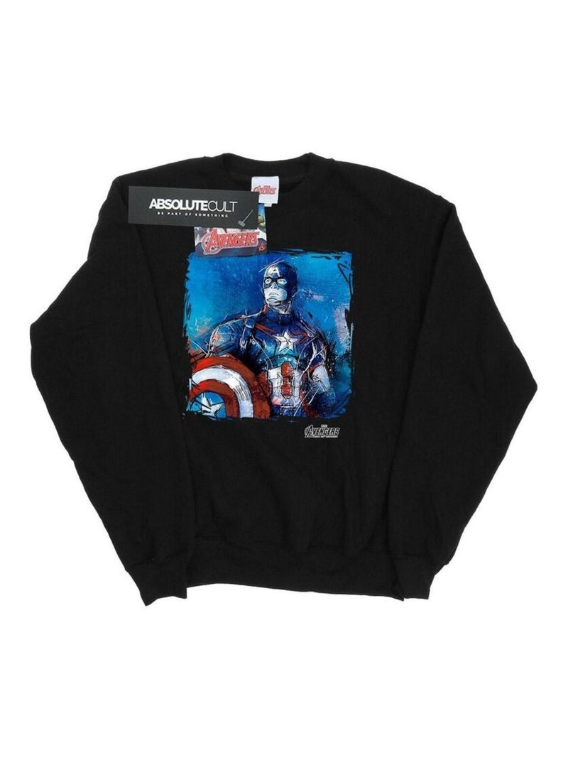 Marvel - Sweat Noir - Kiabi