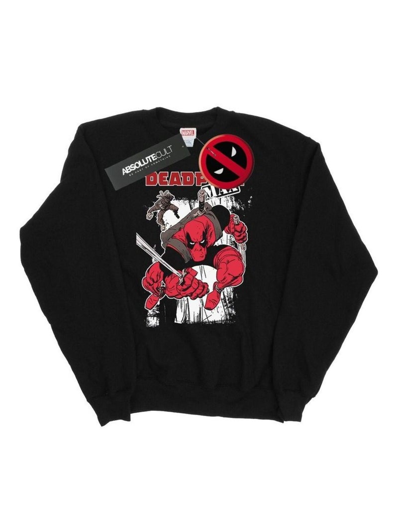 Marvel - Sweat Noir - Kiabi