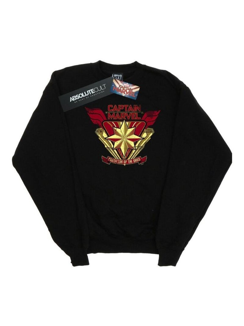 Marvel - Sweat PROTECTOR OF THE SKIES Noir - Kiabi
