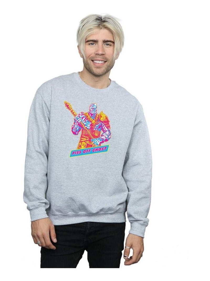 Marvel - Sweat RAGNAROK Gris chiné - Kiabi