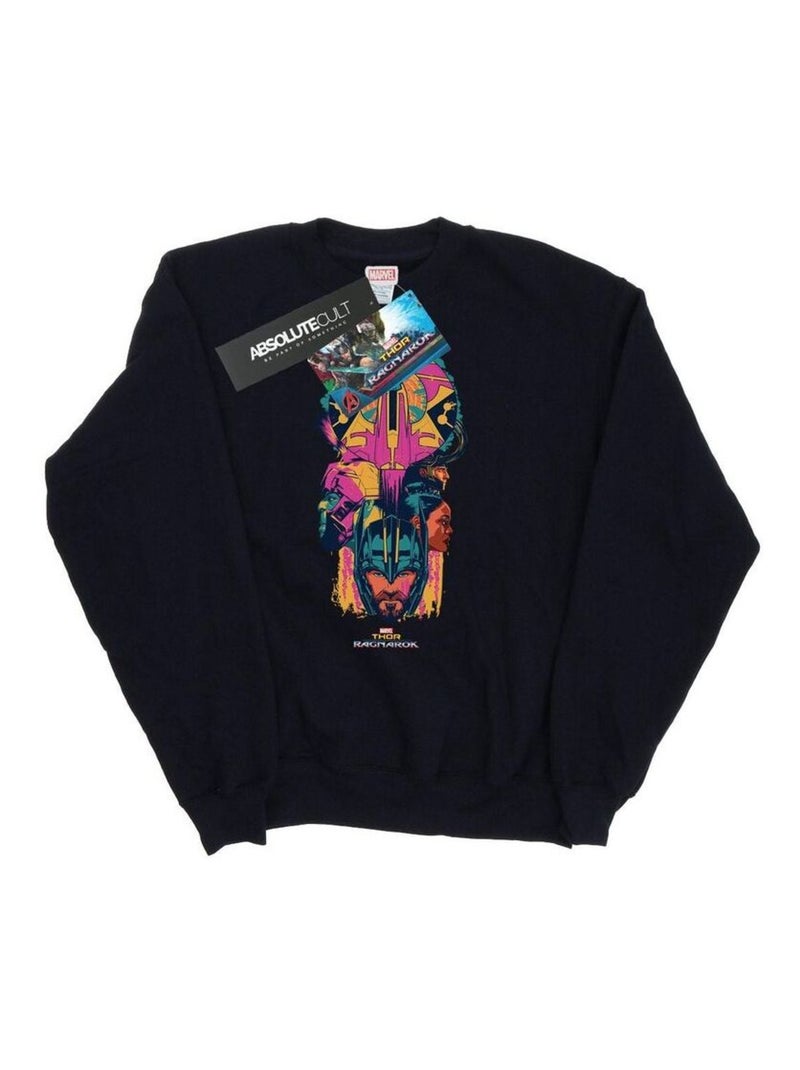 Marvel - Sweat RAGNAROK Noir - Kiabi