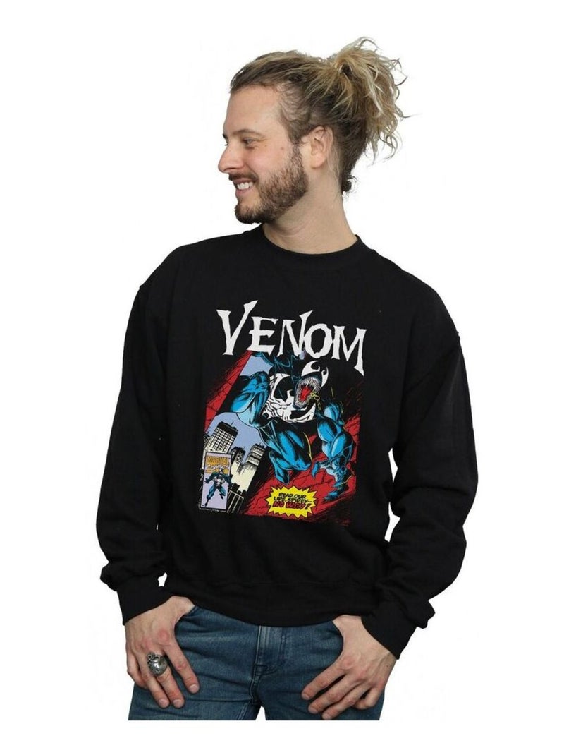 Marvel - Sweat READ OUR LIPS Noir - Kiabi