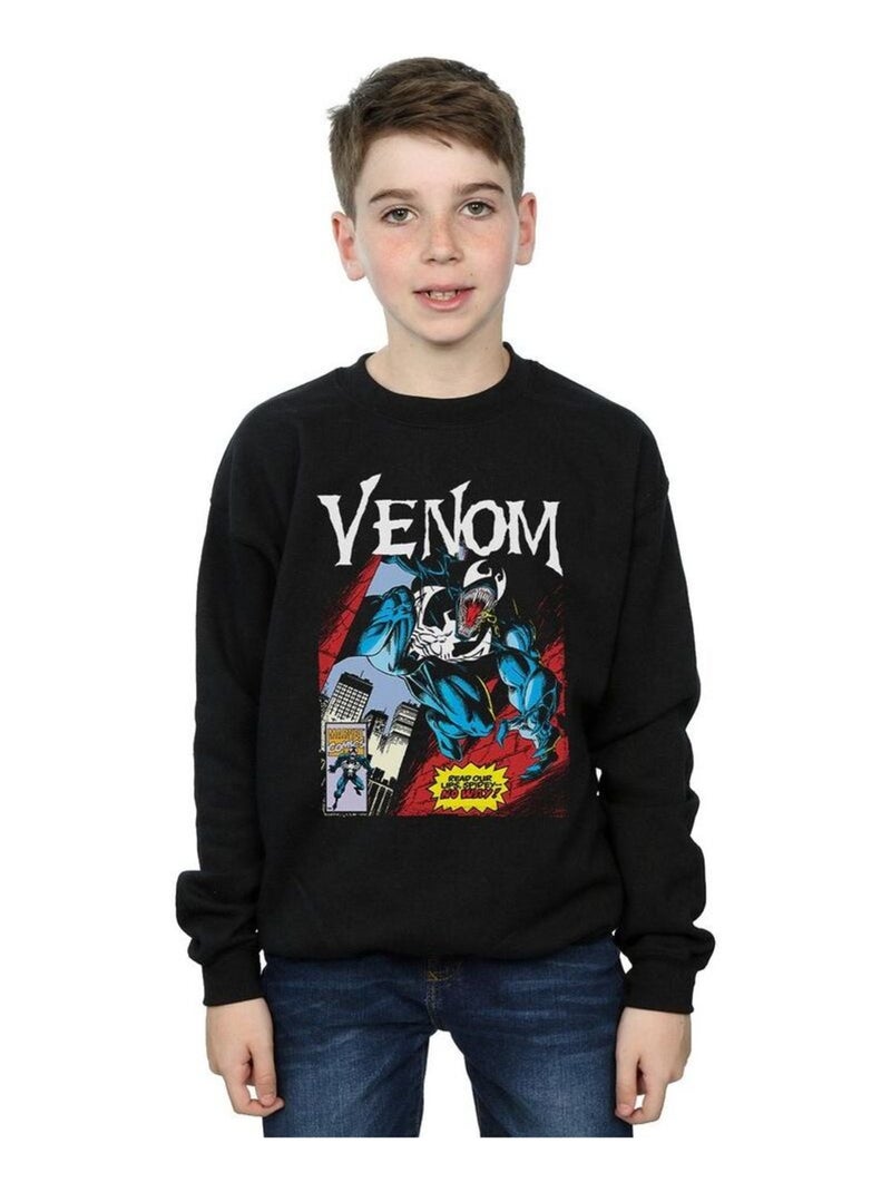 Marvel - Sweat READ OUR LIPS Noir - Kiabi