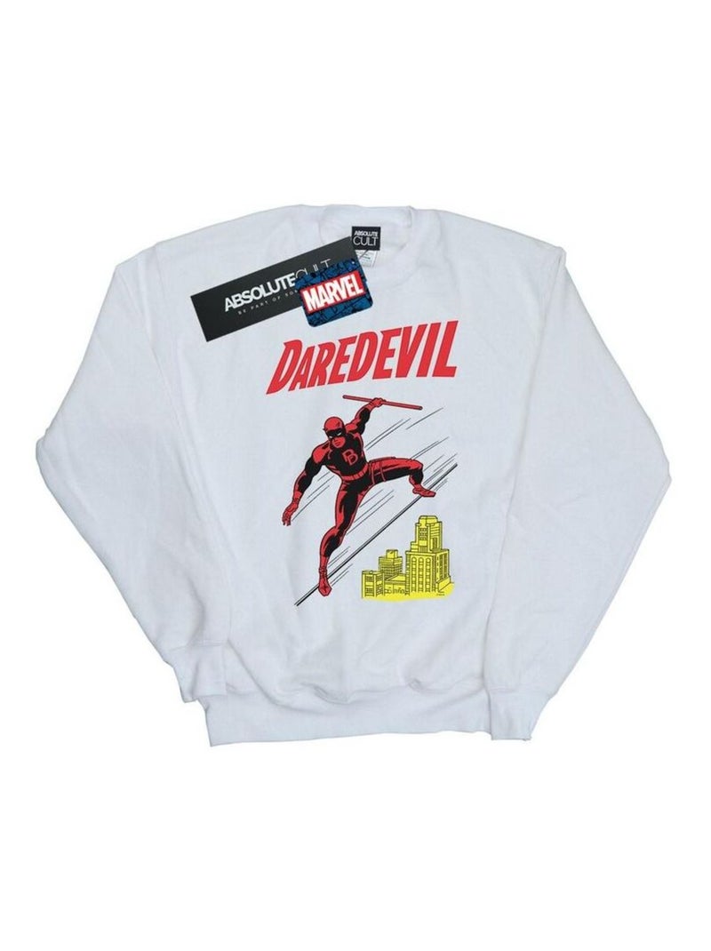 Marvel - Sweat ROOFTOP Blanc - Kiabi