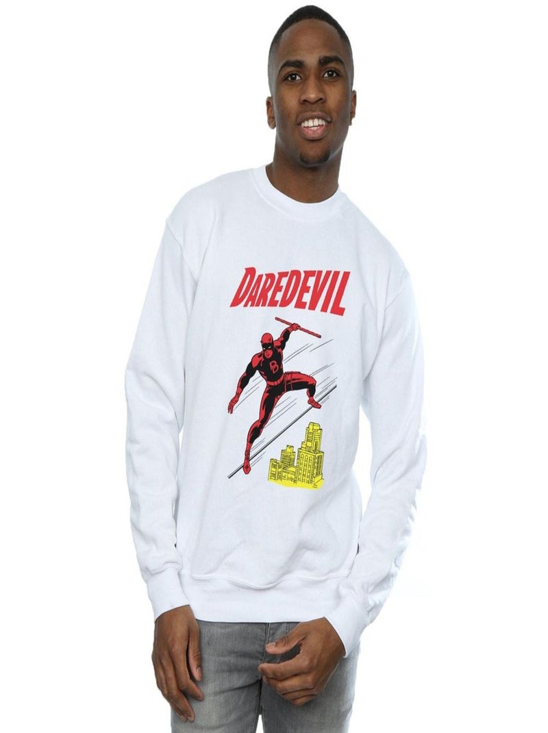 Marvel - Sweat ROOFTOP Blanc - Kiabi