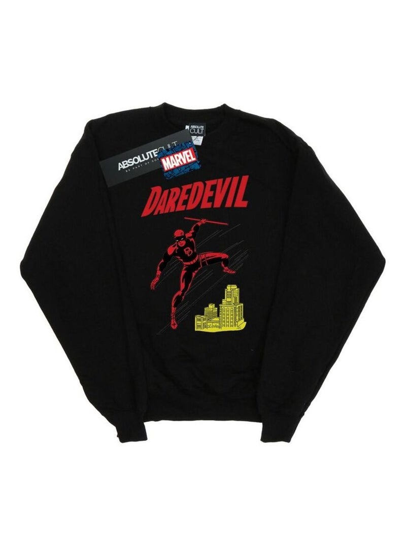 Marvel - Sweat ROOFTOP Noir - Kiabi