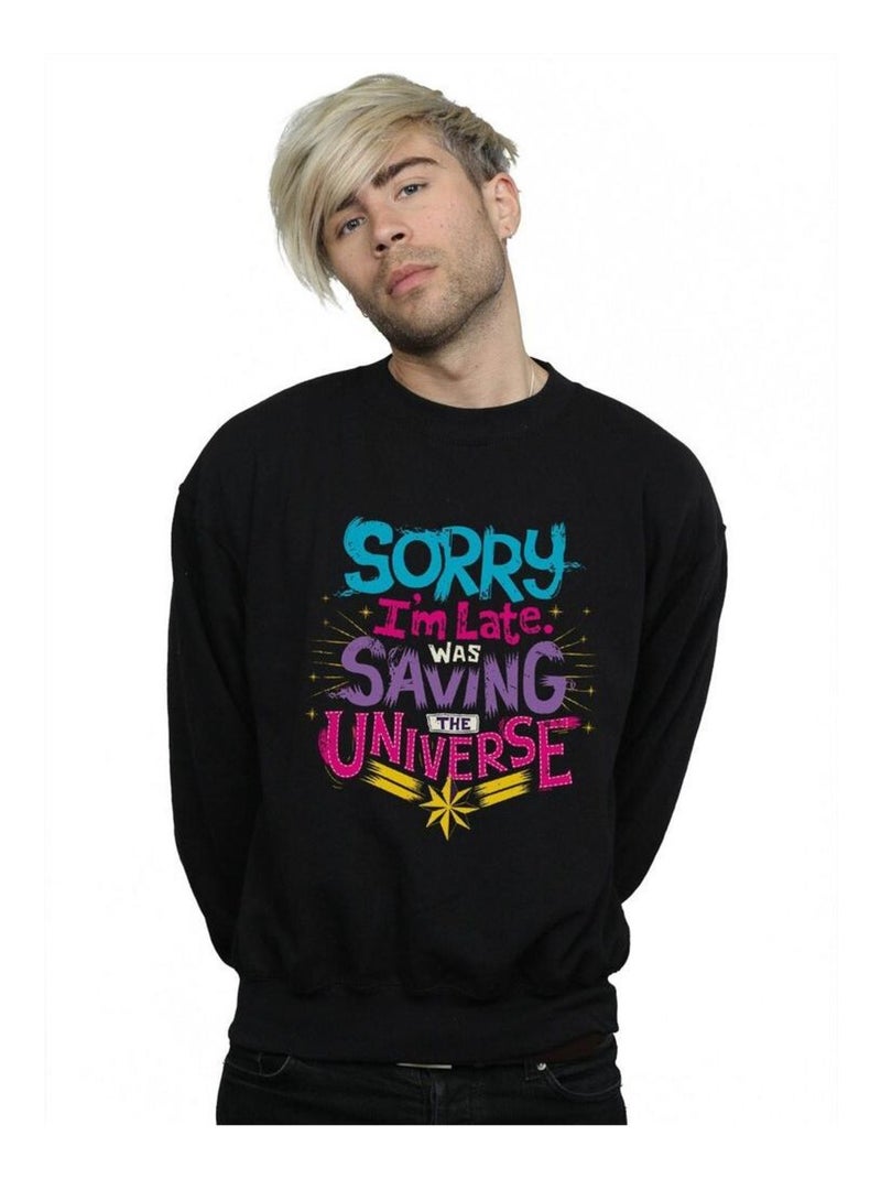 Marvel - Sweat SAVING THE UNIVERSE Noir - Kiabi