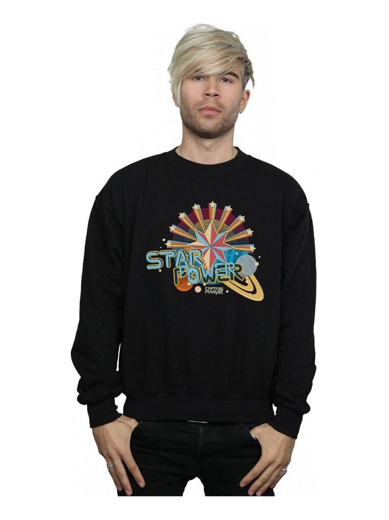 Marvel - Sweat STAR POWER Noir - Kiabi