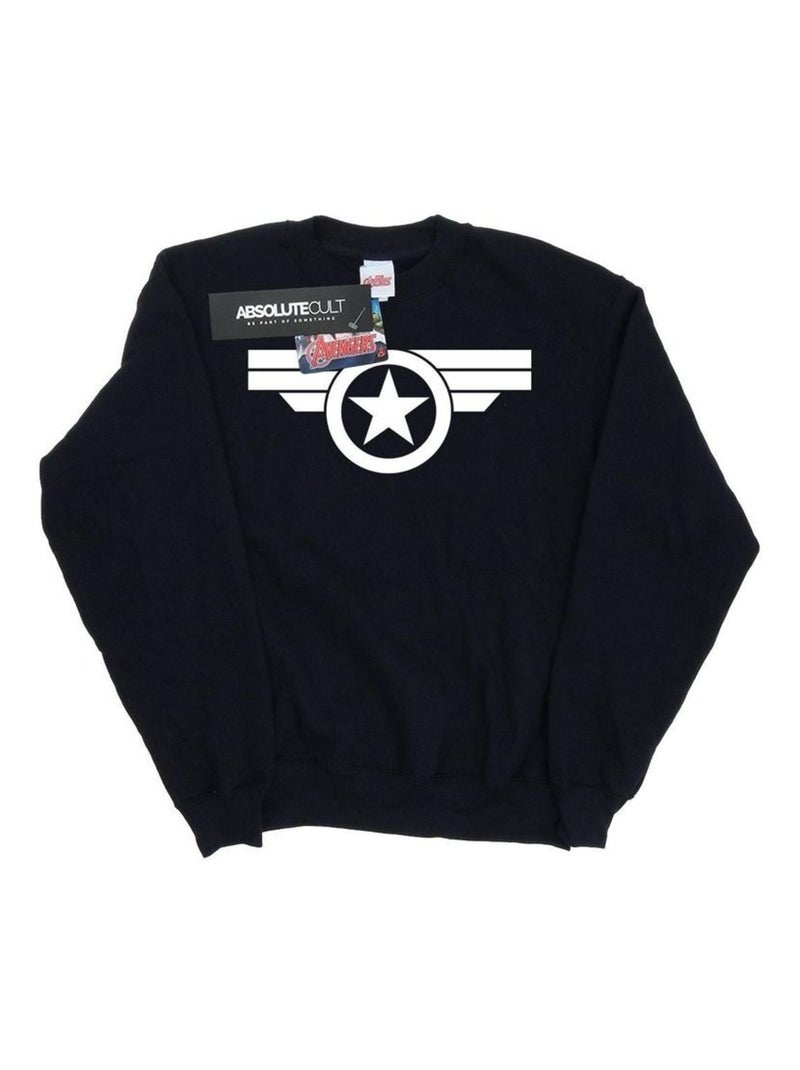 Marvel - Sweat SUPER SOLDIER Bleu marine - Kiabi