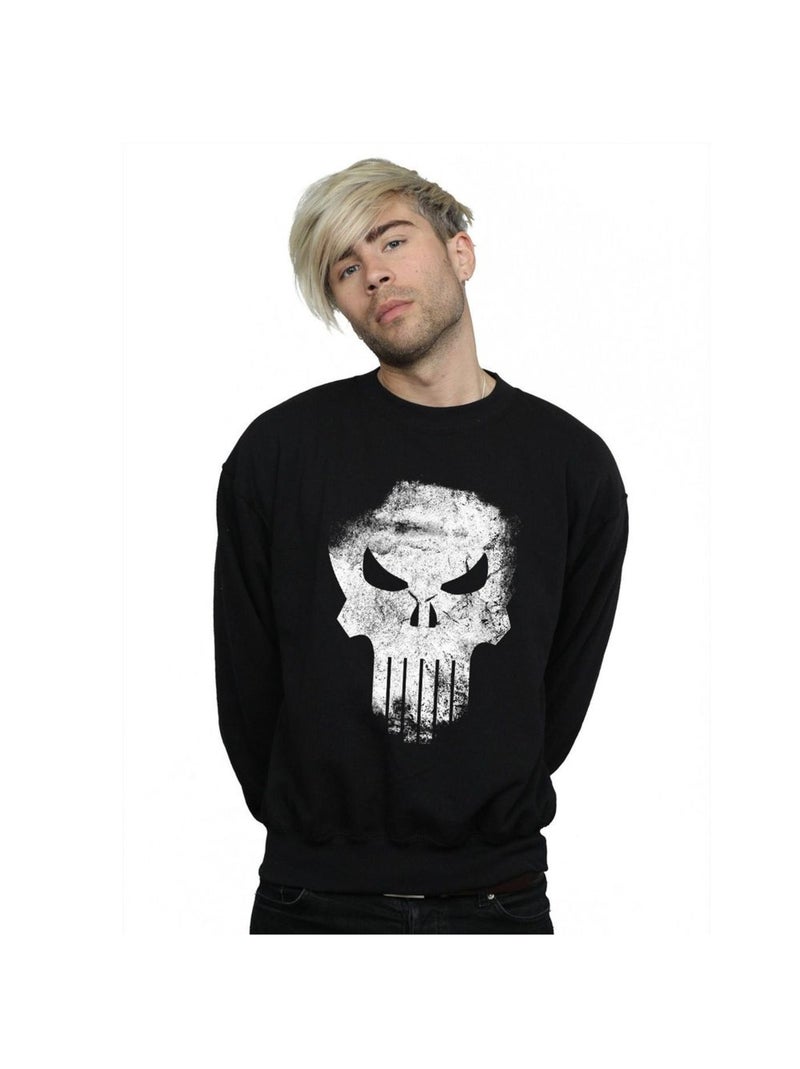 Marvel - Sweat THE PUNISHER DISTRRESSED SKULL Noir - Kiabi