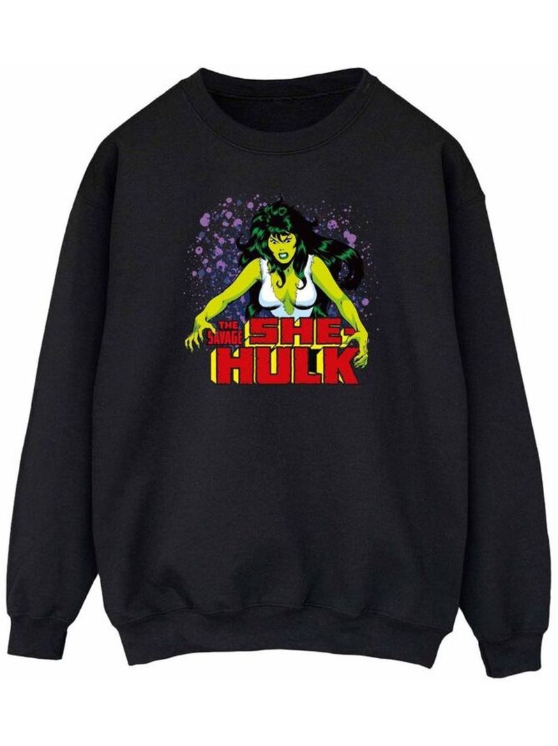 Marvel - Sweat THE SAVAGE Noir - Kiabi