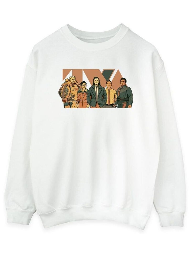 Marvel - Sweat TVA Blanc - Kiabi