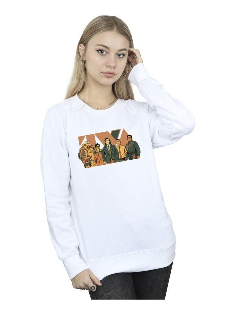 Marvel - Sweat TVA Blanc - Kiabi