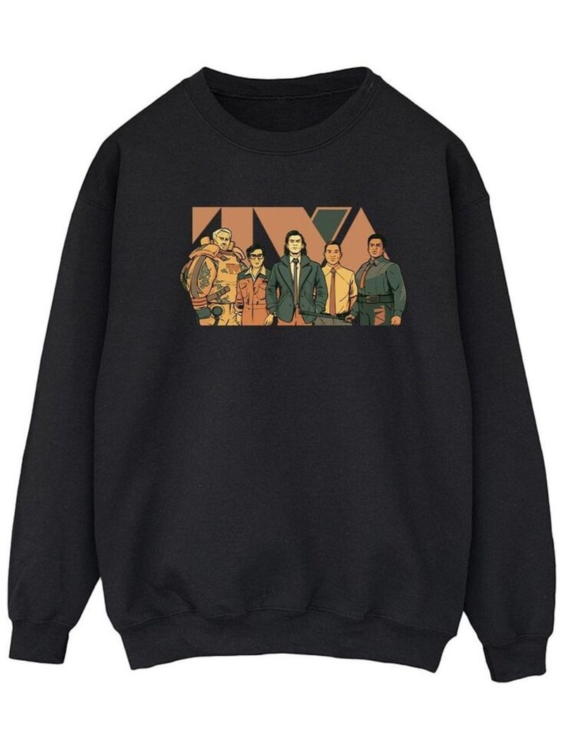 Marvel - Sweat TVA Noir - Kiabi