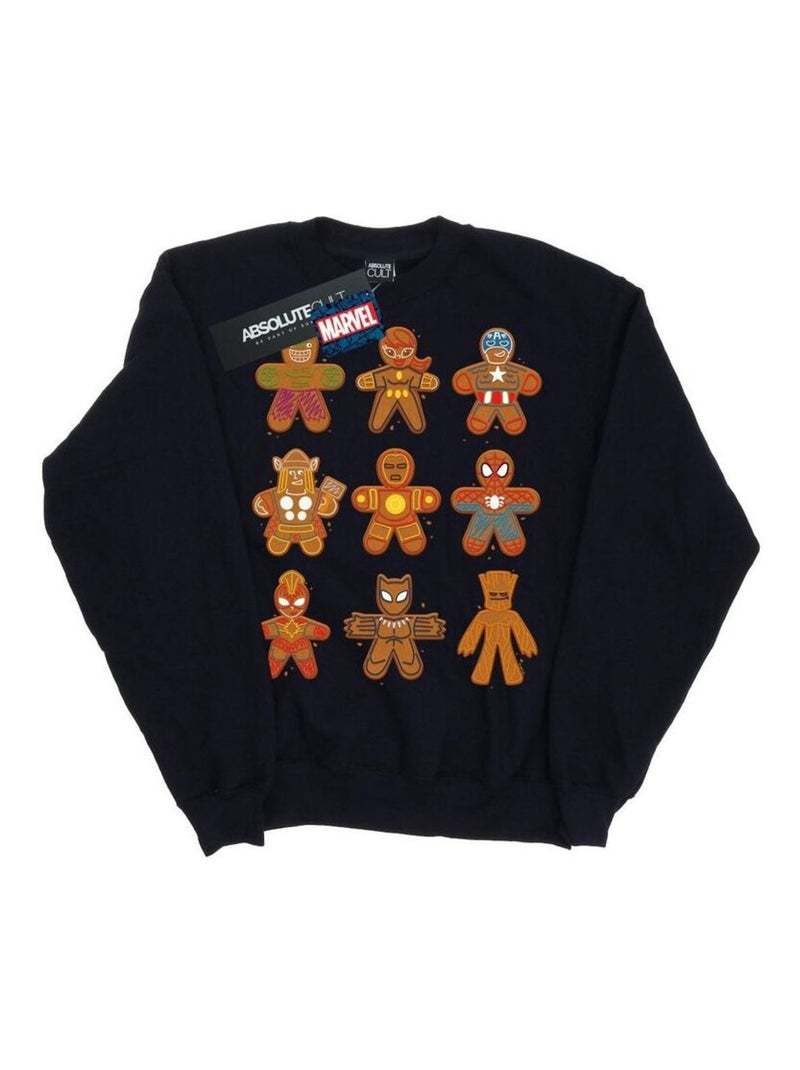 Marvel - Sweat Vengeurs Bleu marine - Kiabi