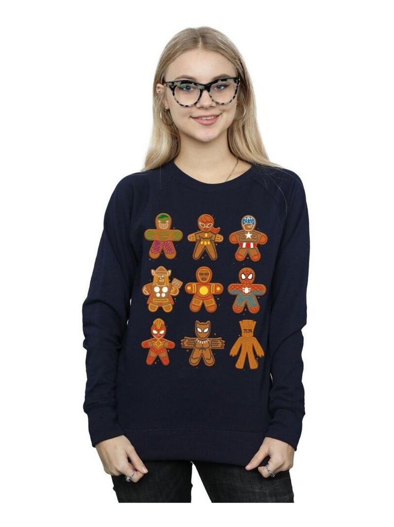 Marvel - Sweat Vengeurs Bleu marine - Kiabi