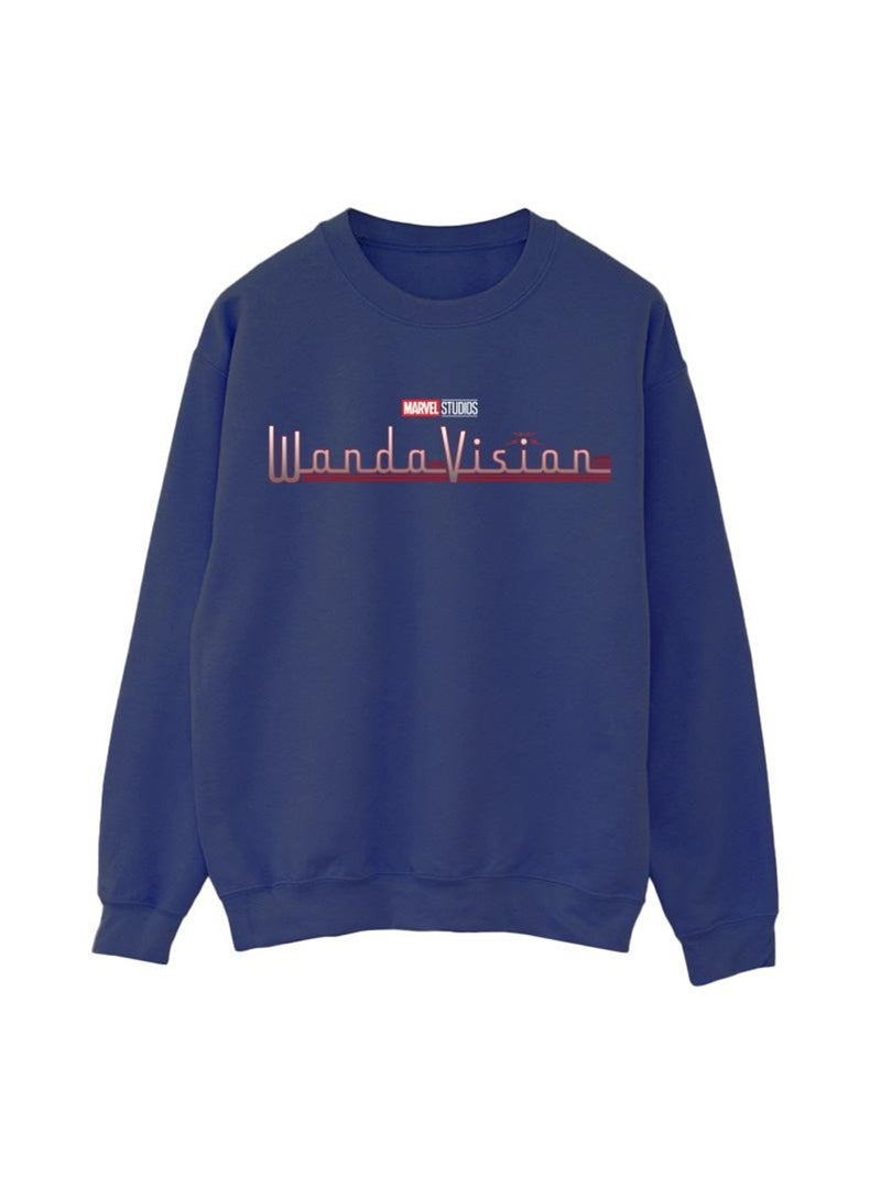 Marvel - Sweat WANDAVISION Bleu marine - Kiabi
