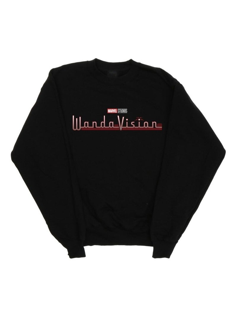 Marvel - Sweat WANDAVISION Noir - Kiabi