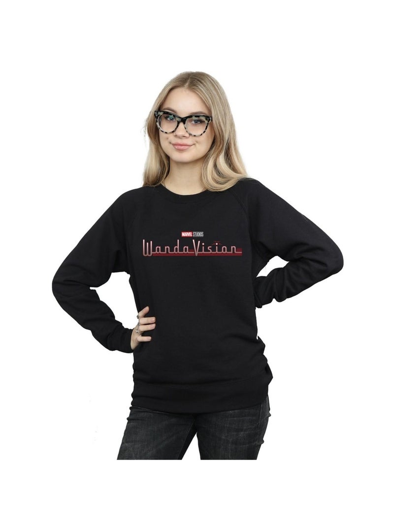 Marvel - Sweat WANDAVISION Noir - Kiabi